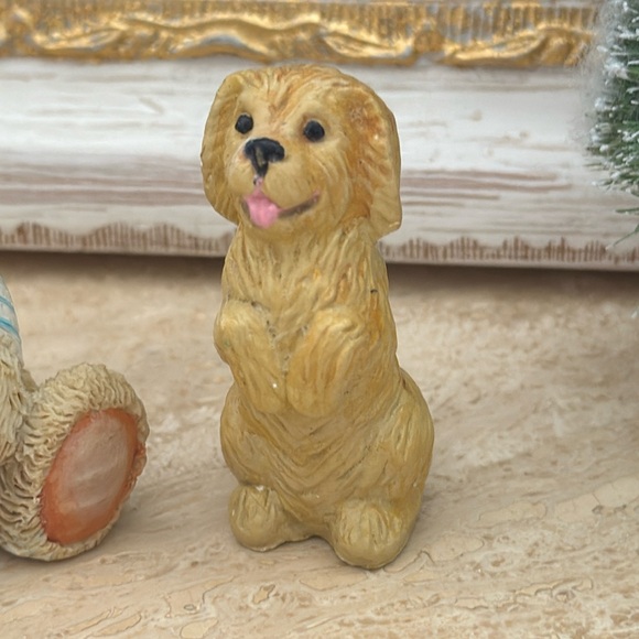 🇺🇸 Navy Bundle 2 Piece Teddy bear + Cute Dog Vintage Collectible - Picture 3 of 7